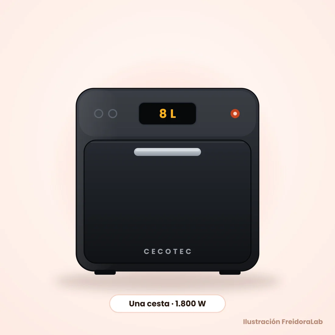 Ilustración de Cecotec Cecofry Supreme 8000: 1 cubeta