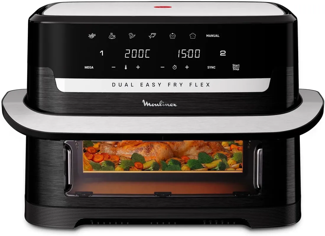 Moulinex Dual Easy Fry Flex 9 L