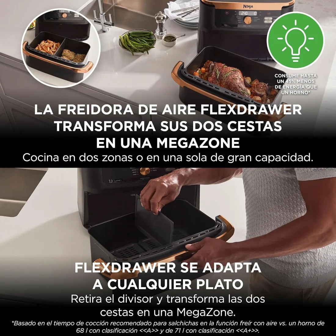 Ninja Foodi FlexDrawer 10,4 L · imagen 2